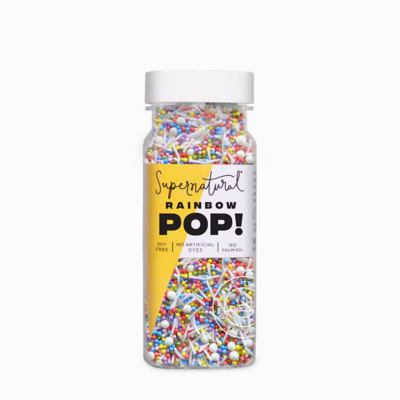 Rainbow Pop! Nonpareil Sprinkles Dye-Free