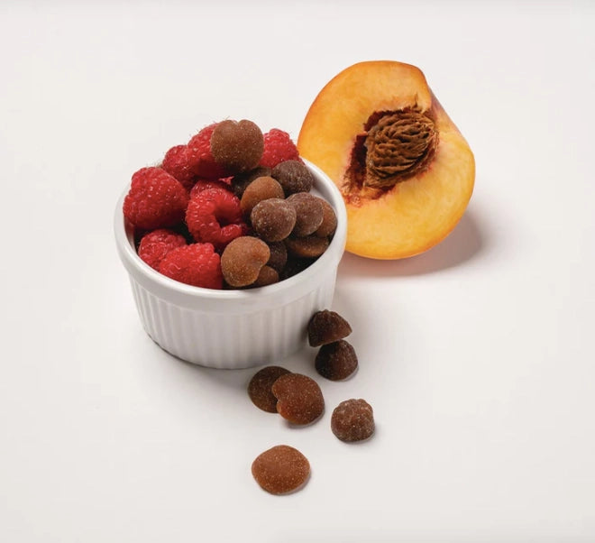 Peach Raspberry Fruit Gummies