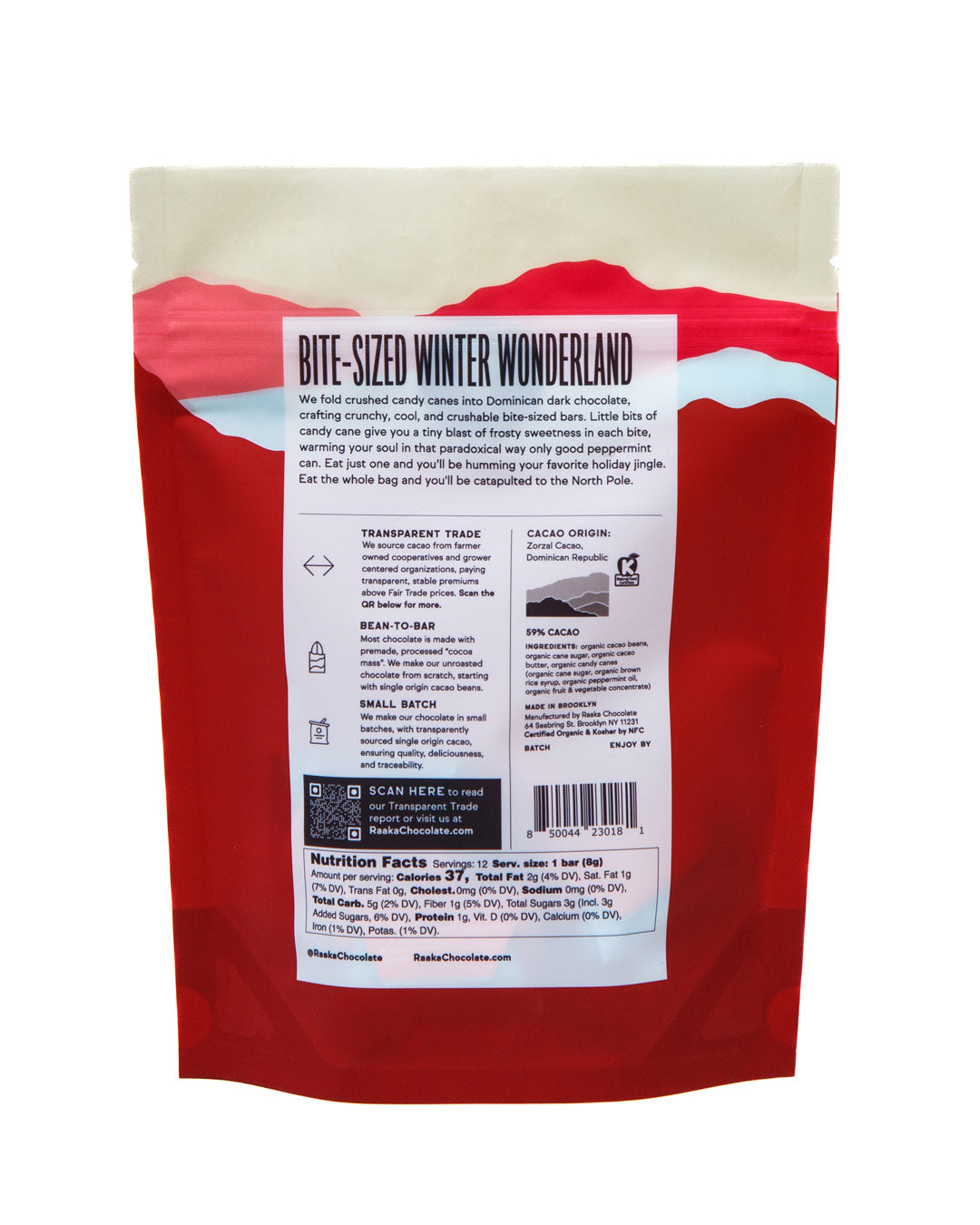 Candy Cane Crunch Mini Bars