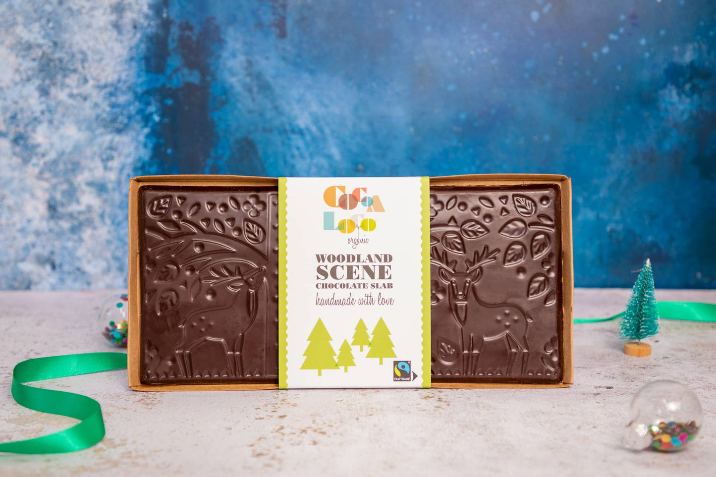 Dark Chocolate Woodland Scene Slab Bar