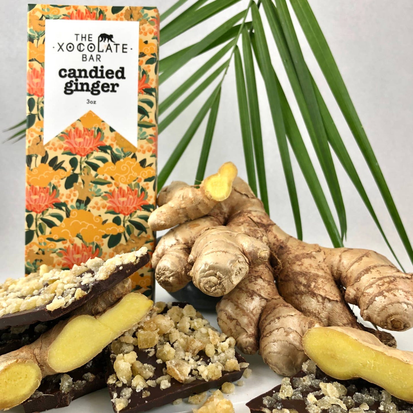 Candied Ginger Chocolate Bar