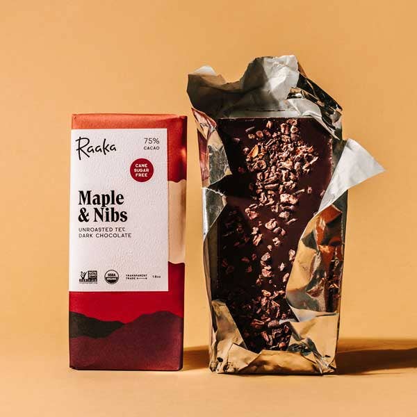 Maple & Nibs Chocolate Bar