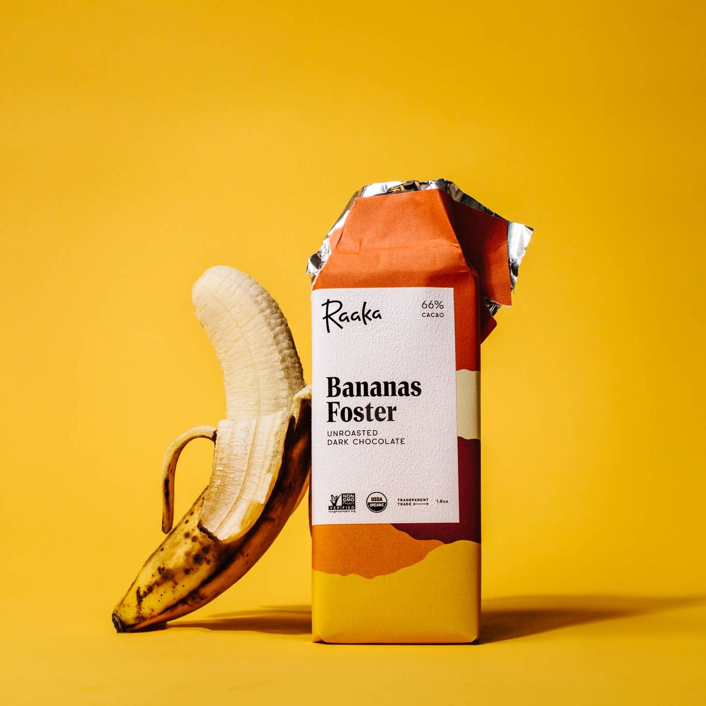 Bananas Foster 66% Chocolate Bar