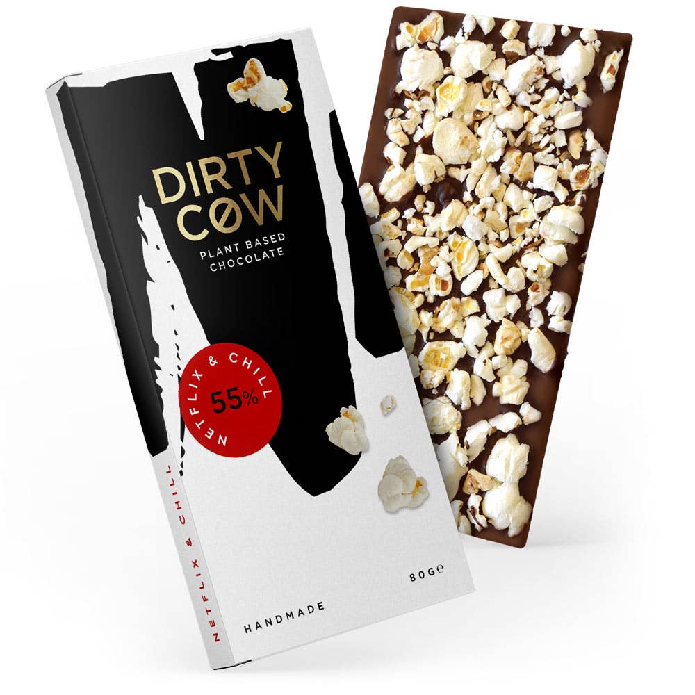 Netflix and Chill Popcorn Chocolate Bar