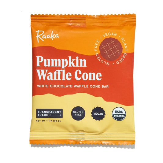 Pumpkin White Chocolate Waffle Cone Bar - Limited Edition