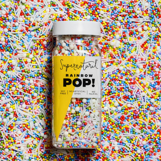 Rainbow Pop! Nonpareil Sprinkles Dye-Free