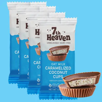 Oat Milk Caramelized Coconut Cups
