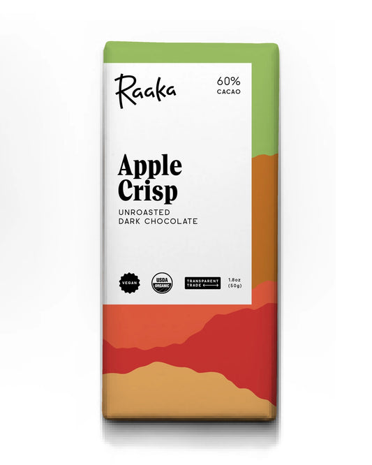 Apple Crisp Dark Chocolate Bar - Limited Edition