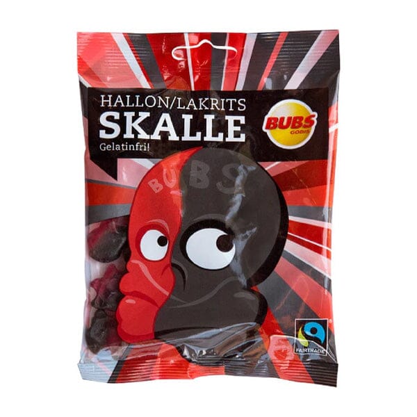 Raspberry Liquorice Skulls