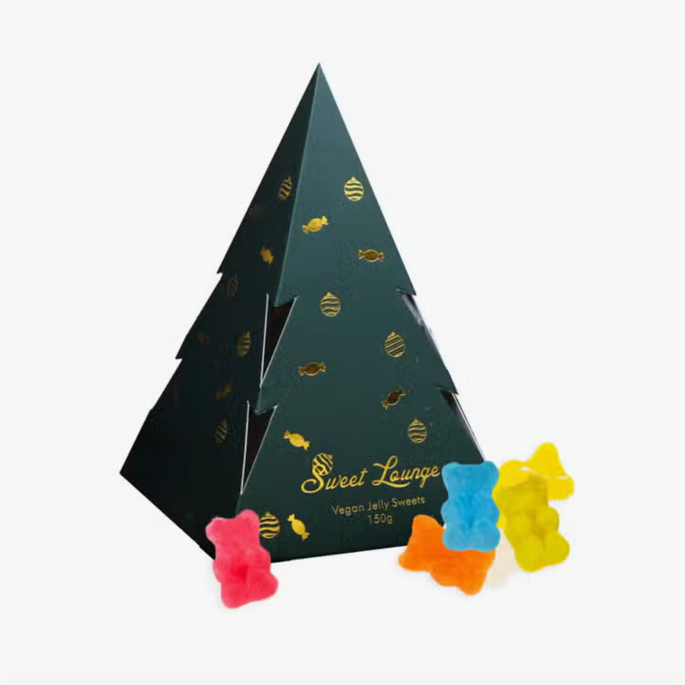 Christmas Tree Gift Box with Assorted Fruity Bears