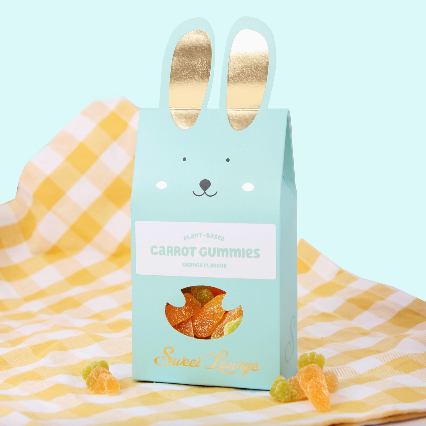 Orange Carrot Gummies Bunny Gift Box