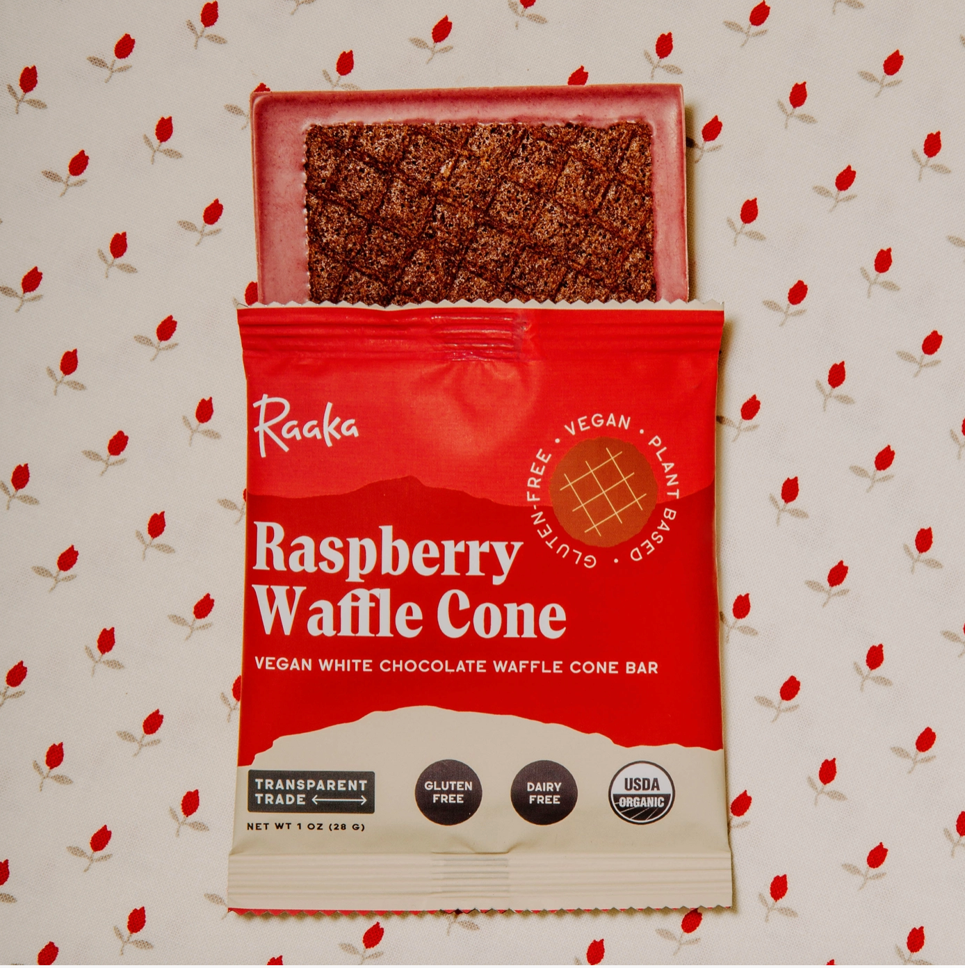 Raspberry White Chocolate Waffle Cone Bar - Limited Edition