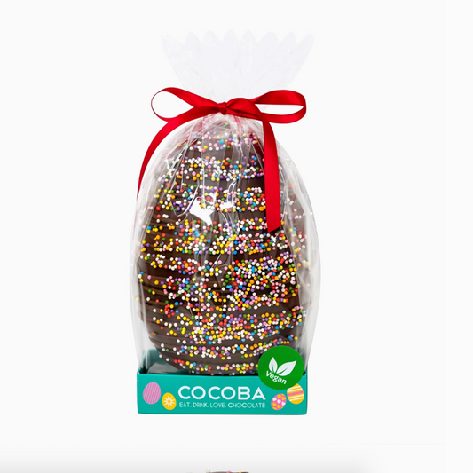 Chocolate Easter Egg with Sprinkles