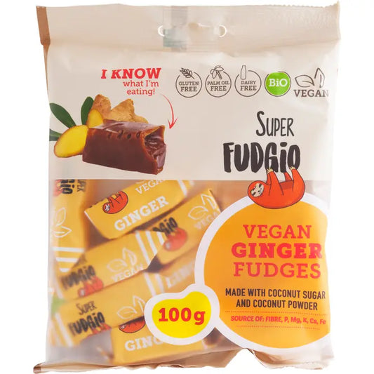 Organic/Vegan Soft Ginger Toffee Fudge Candy