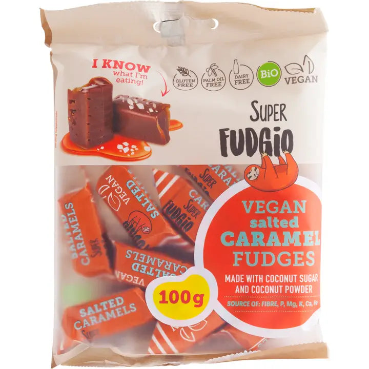 Organic/Vegan Soft Salted Caramel Toffee Fudge Candy