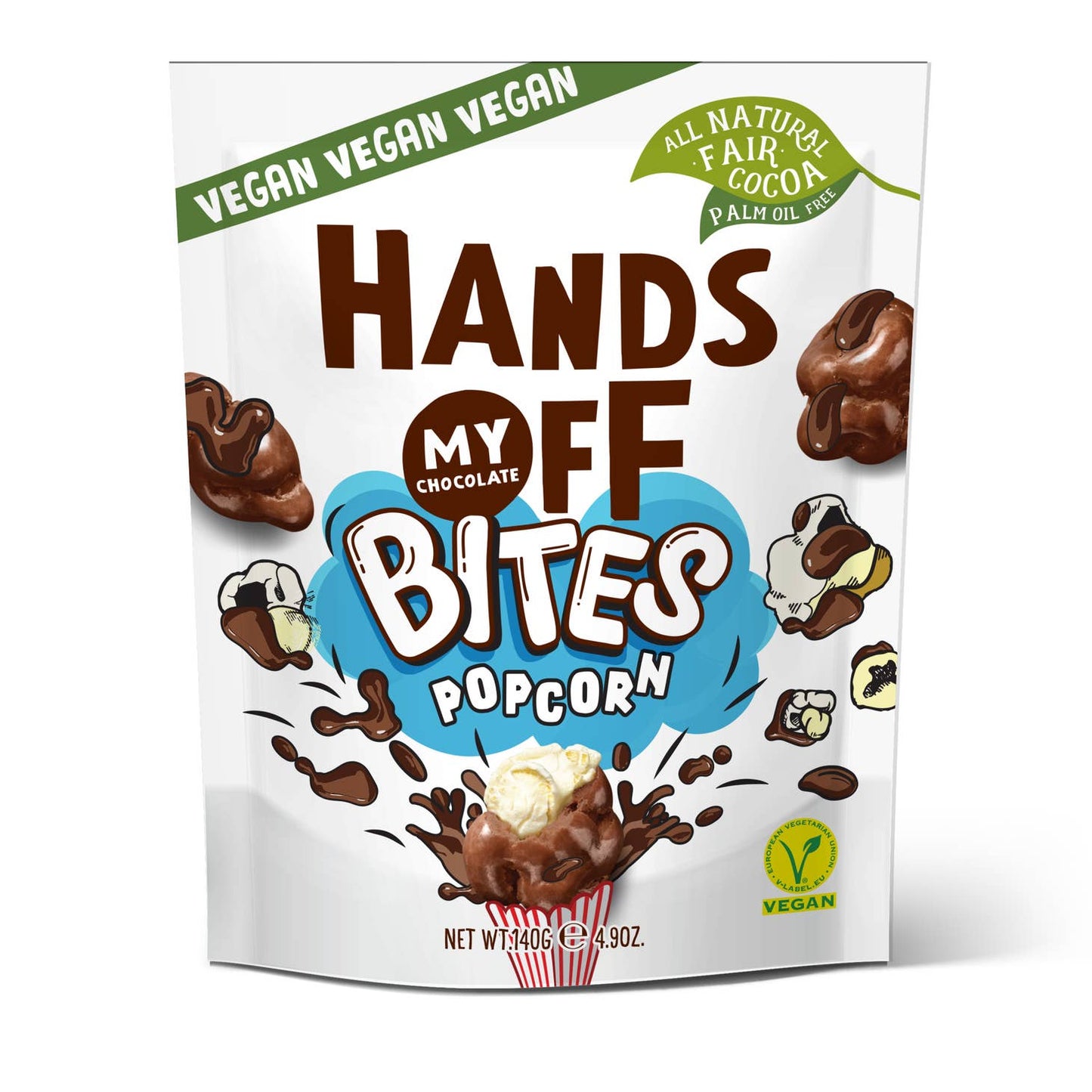 Chocolate Popcorn Bites